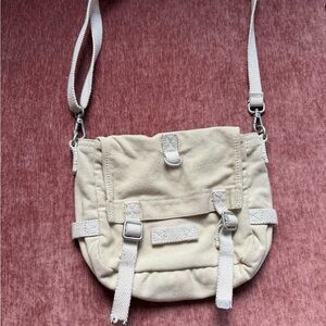 John Galt/Brandy Melville Beige Messenger Bag